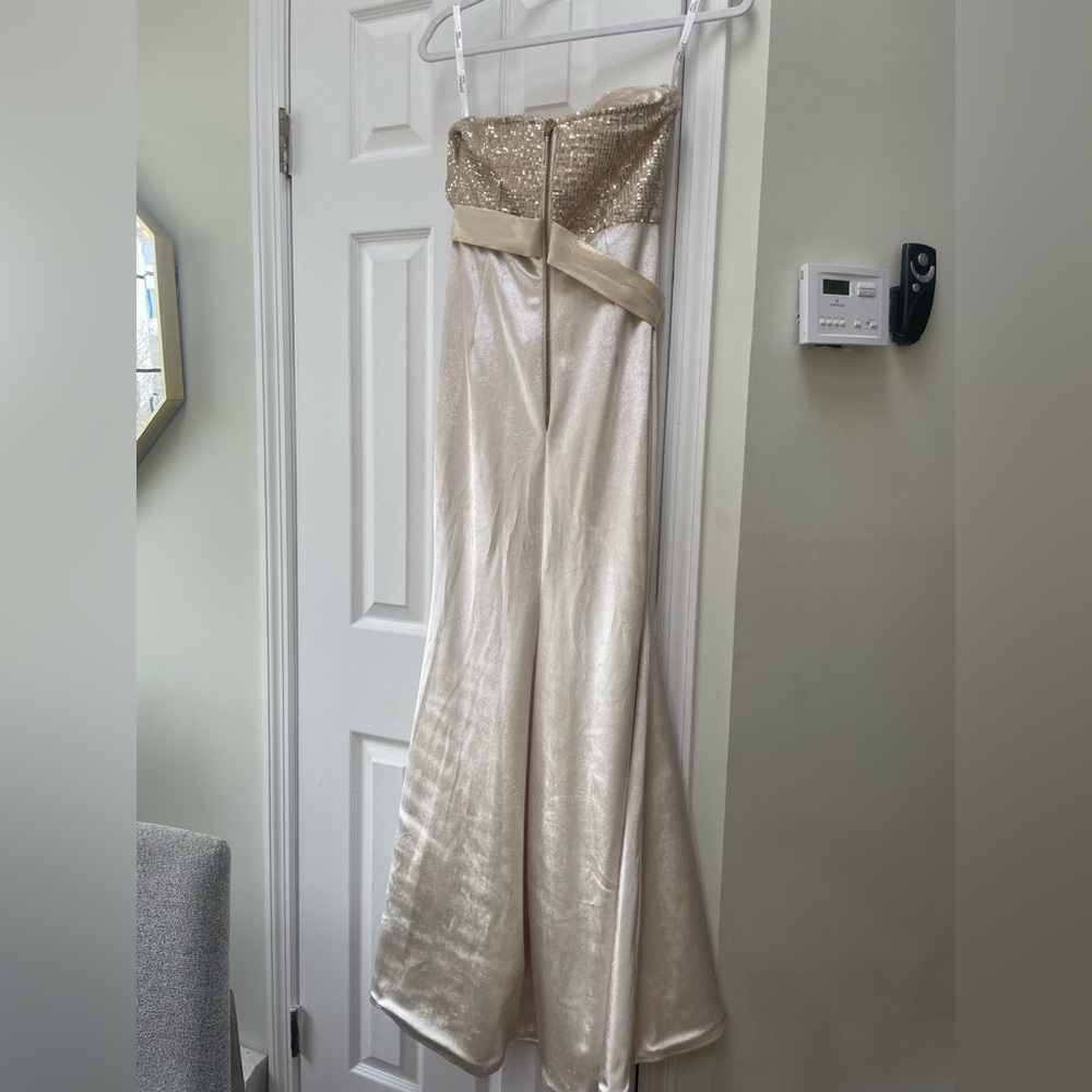 Champagne customized gown
